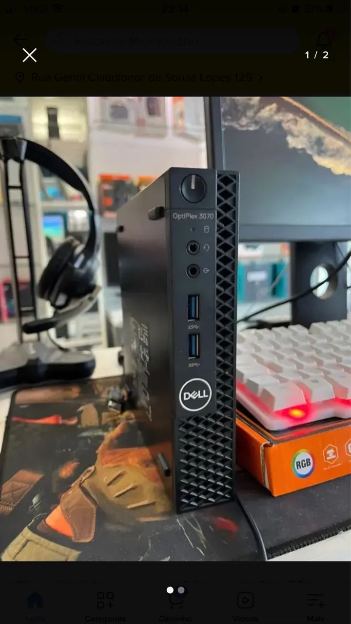 Dell Optiplex 3070 Somente Placa E Carcaça Sem Processador