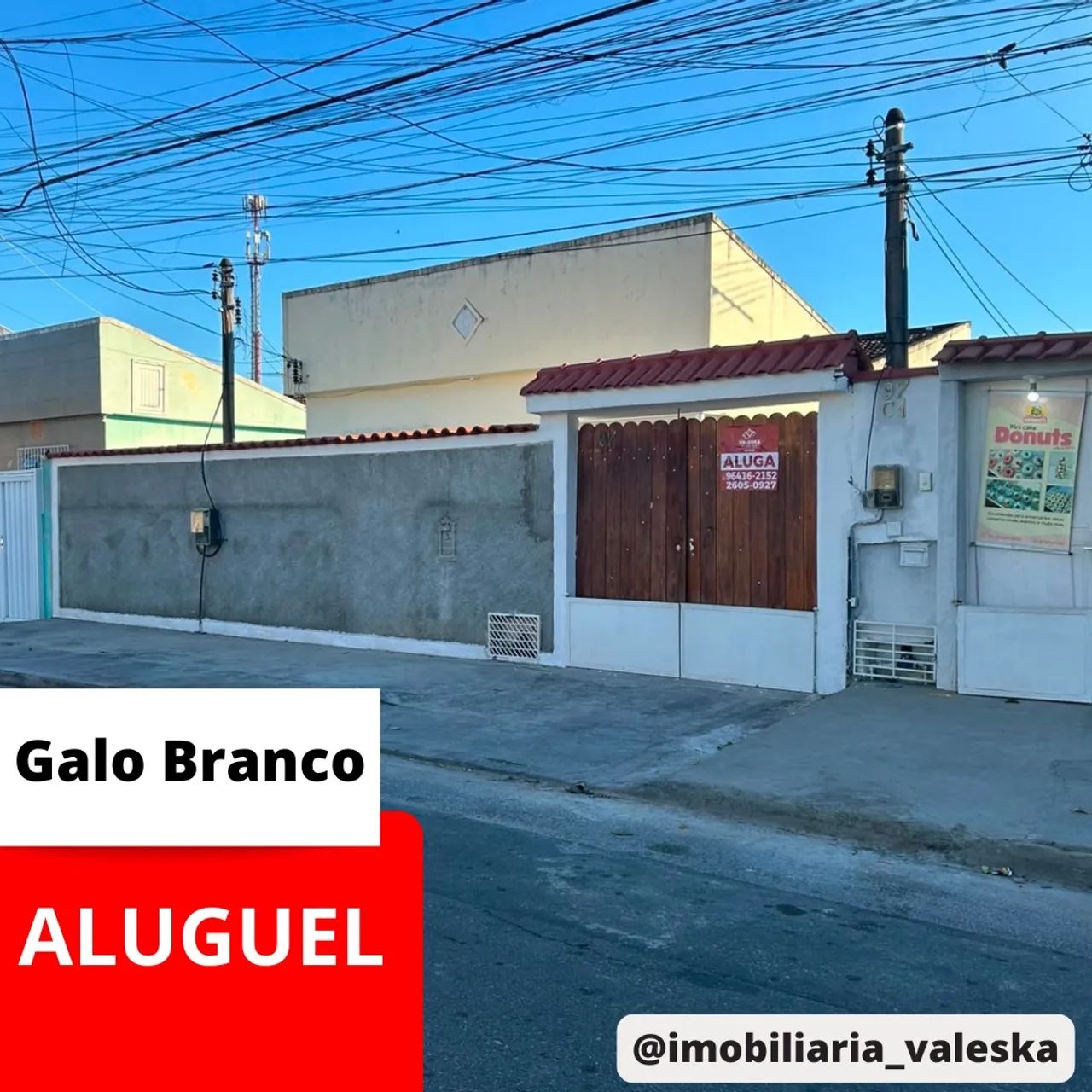 Excelente casa no Galo Branco - 2 quartos e com garagem