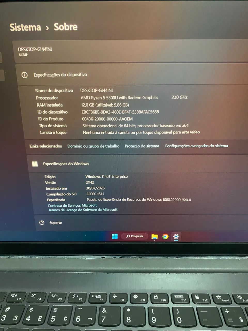 Notebook Gamer Lenovo Ideapad 3 Impecável  - Foto 2