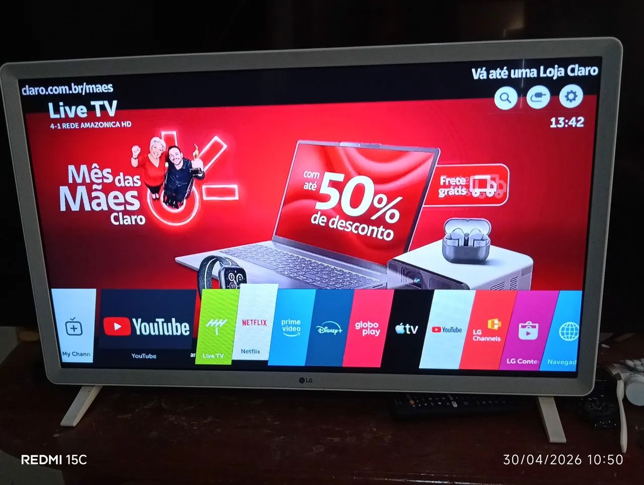 TV Smart 32 polegadas nova com notal fiscal 