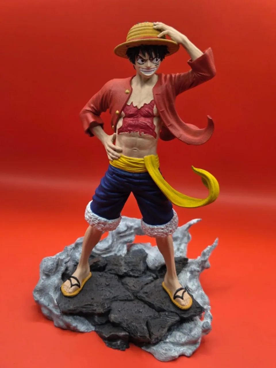 Monkey D. Luffy One Piece Colecionaveis Anine Boneco Action figure - Foto 5