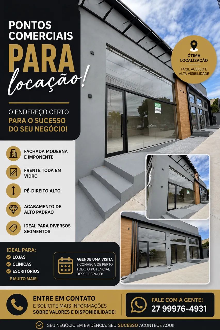 PONTO PARA ALUGAR NO TOBOGÃ - LINHARES