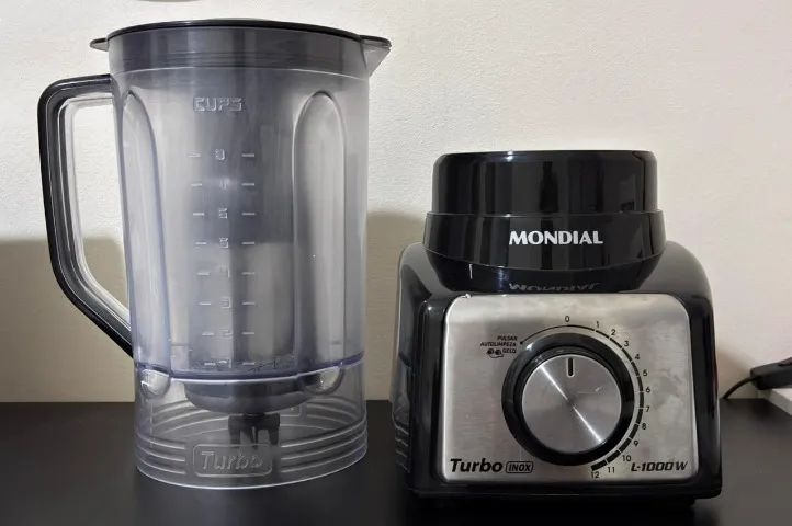 Liquidificador Mondial Turbo 1000W - Preto