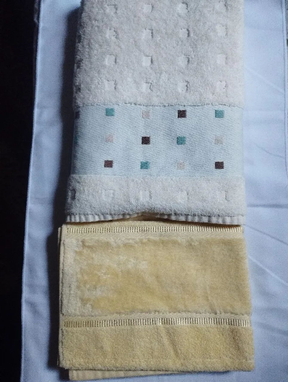 Kit toalhas banho/rosto novas