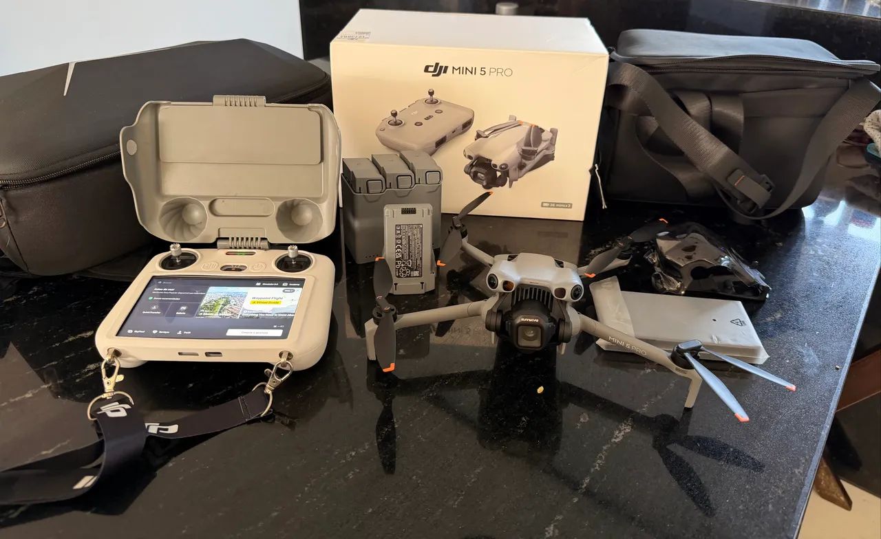 DJI Mini 5 Pro Fly More Combo + RC2 + Mochila + Bateria Plus