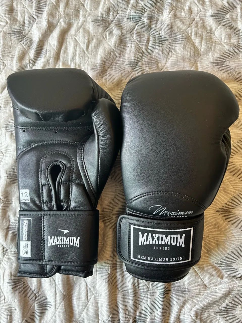 luva boxe muay thai maximum 12oz 