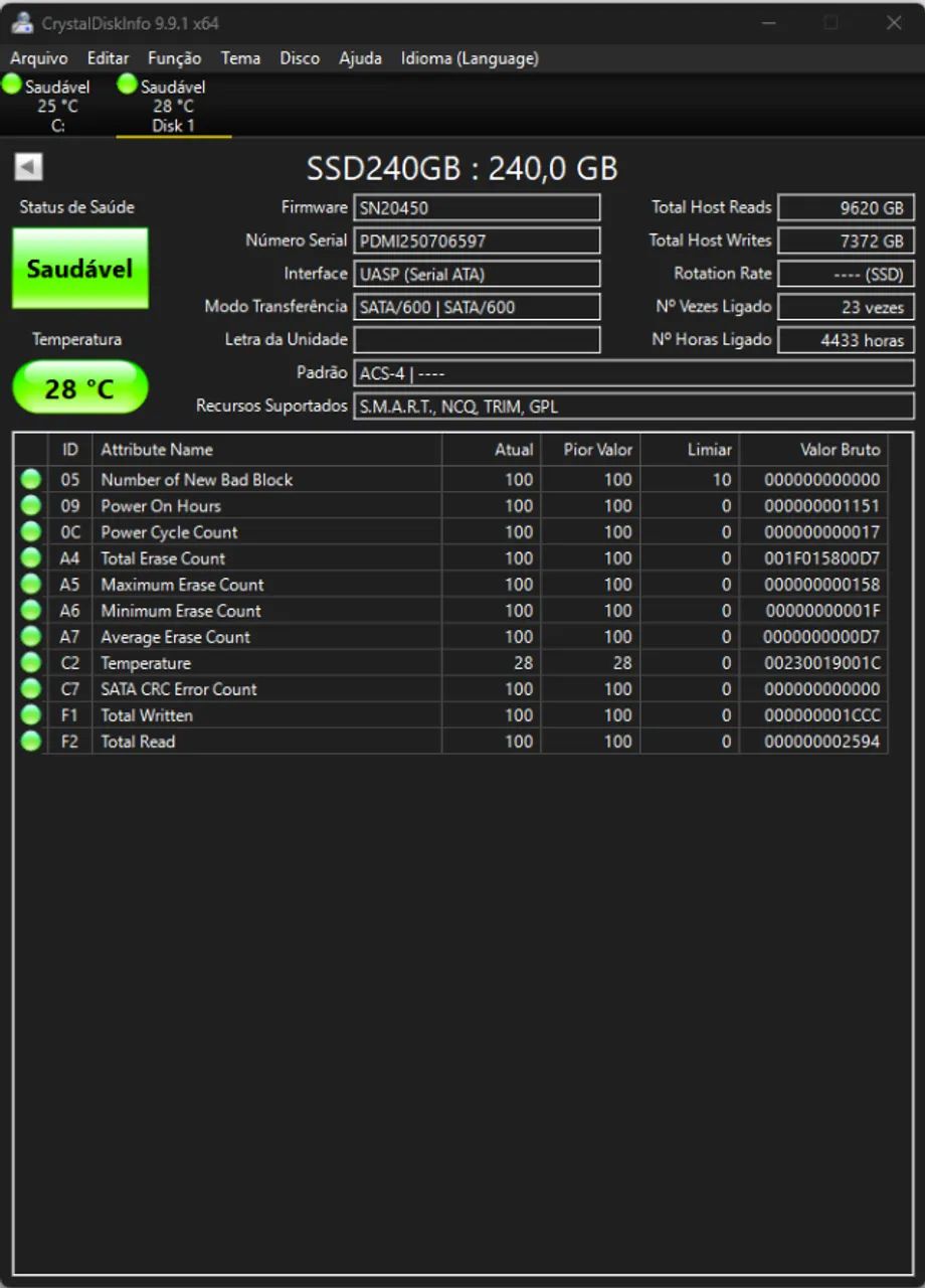 HD SSD GBT de 240GB - Foto 3