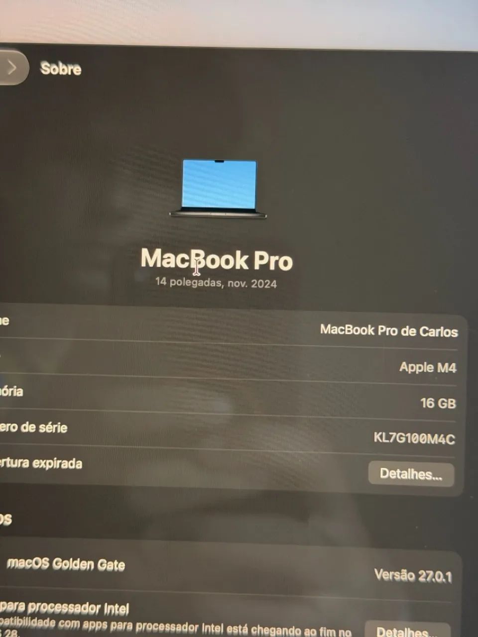 MacBook Pro m4 16 512 - Foto 4