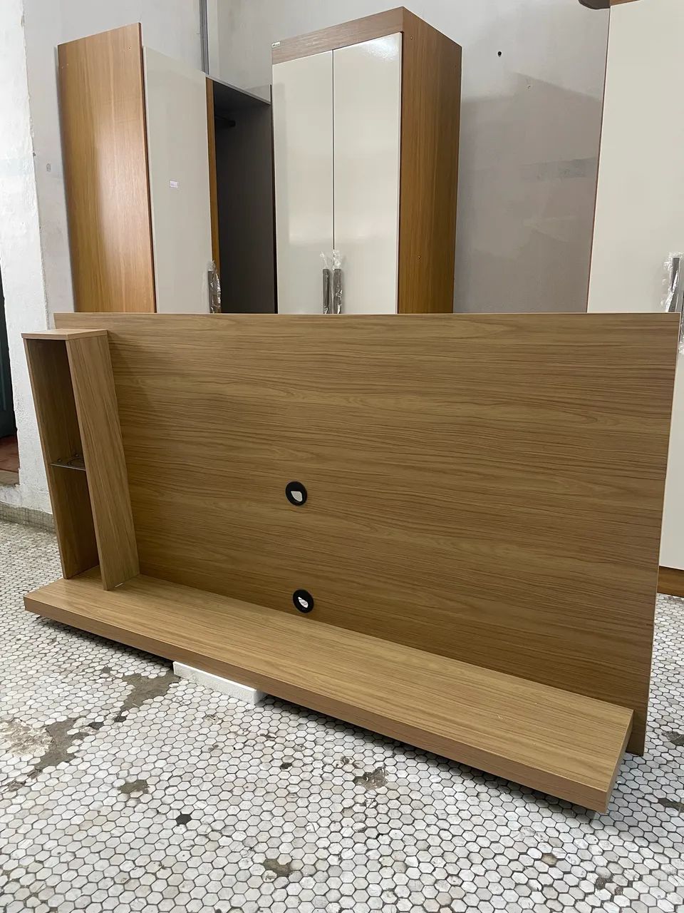 Painel Para Tv de Até 60 Polegadas 2 Nichos Alaska