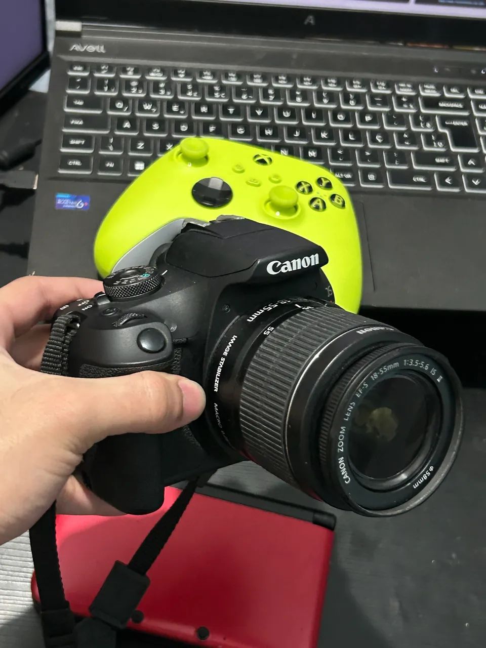 Câmera cânon t7 completa 