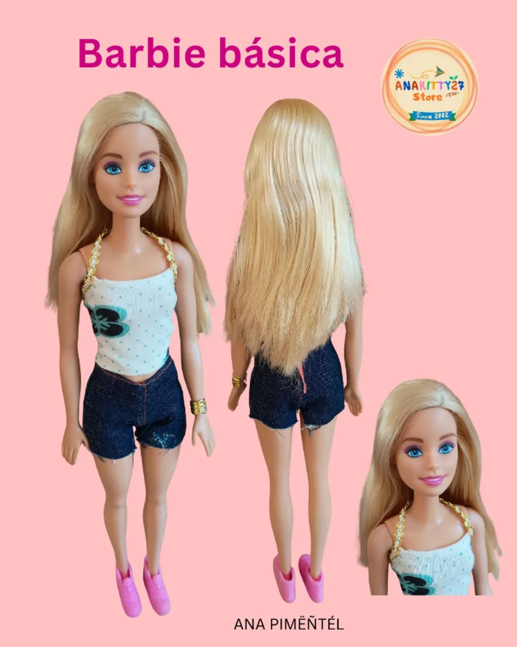 Kit de 3 Barbie Básicas - Foto 4