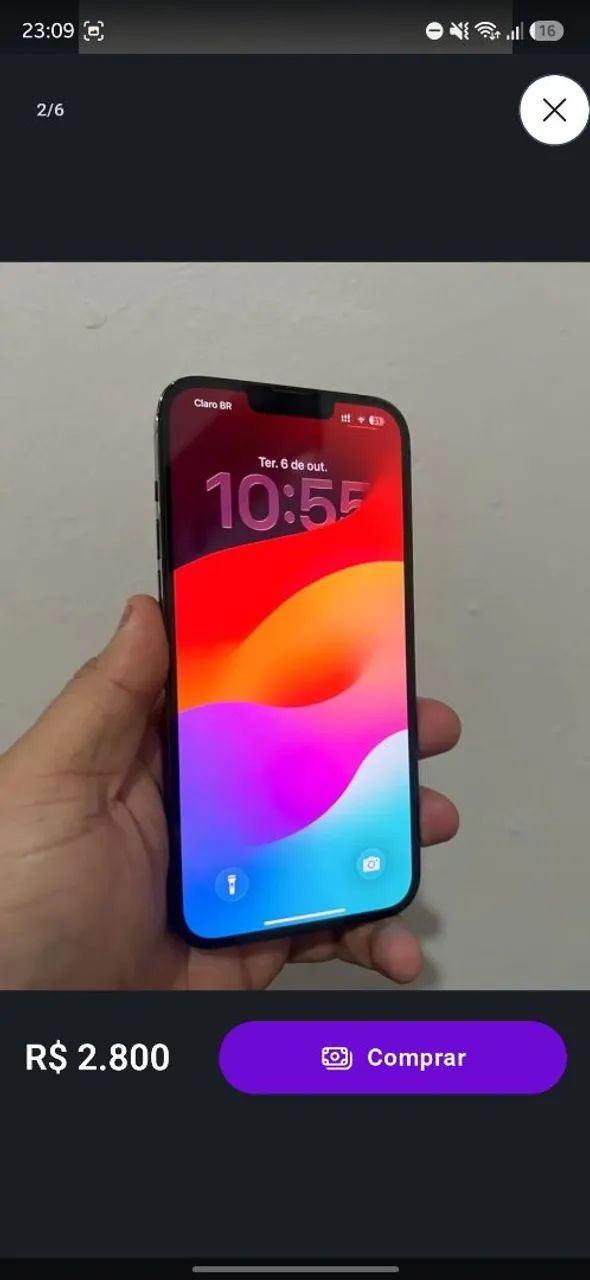 IPHONE 13 PRO MAX ABAIXO DO PREÇO DE MERCADO - Foto 2