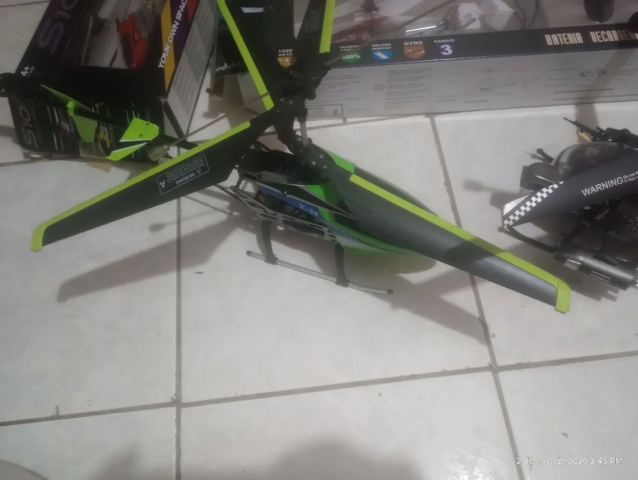 Helicóptero de controle remoto  - Foto 5