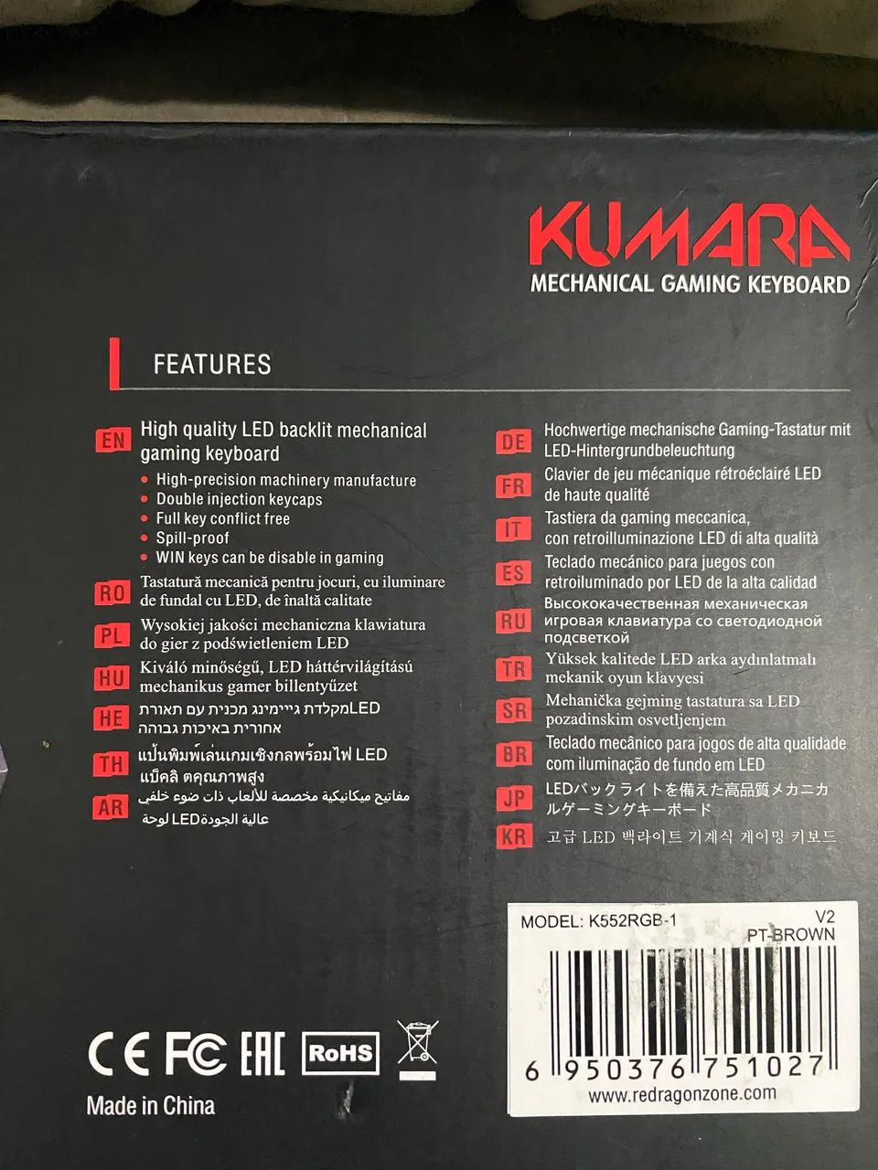 Teclado Kumara Redragon - Foto 2