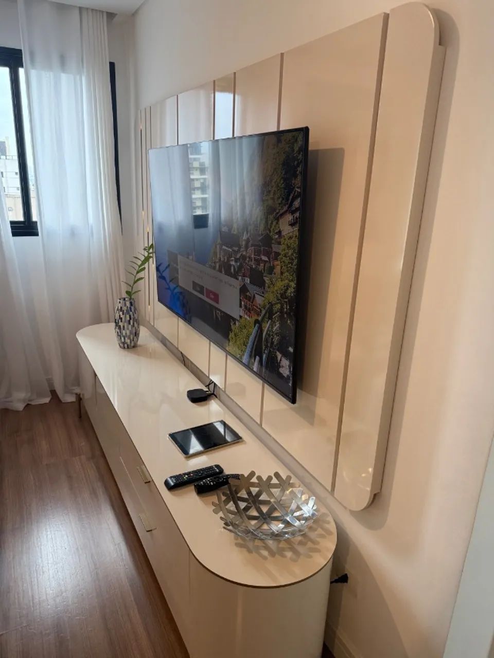 Torro!! Painel de tv com luzes de led até 75 polegadas  - Foto 3