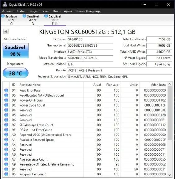 SSD Kingston 512GB Original - Foto 3