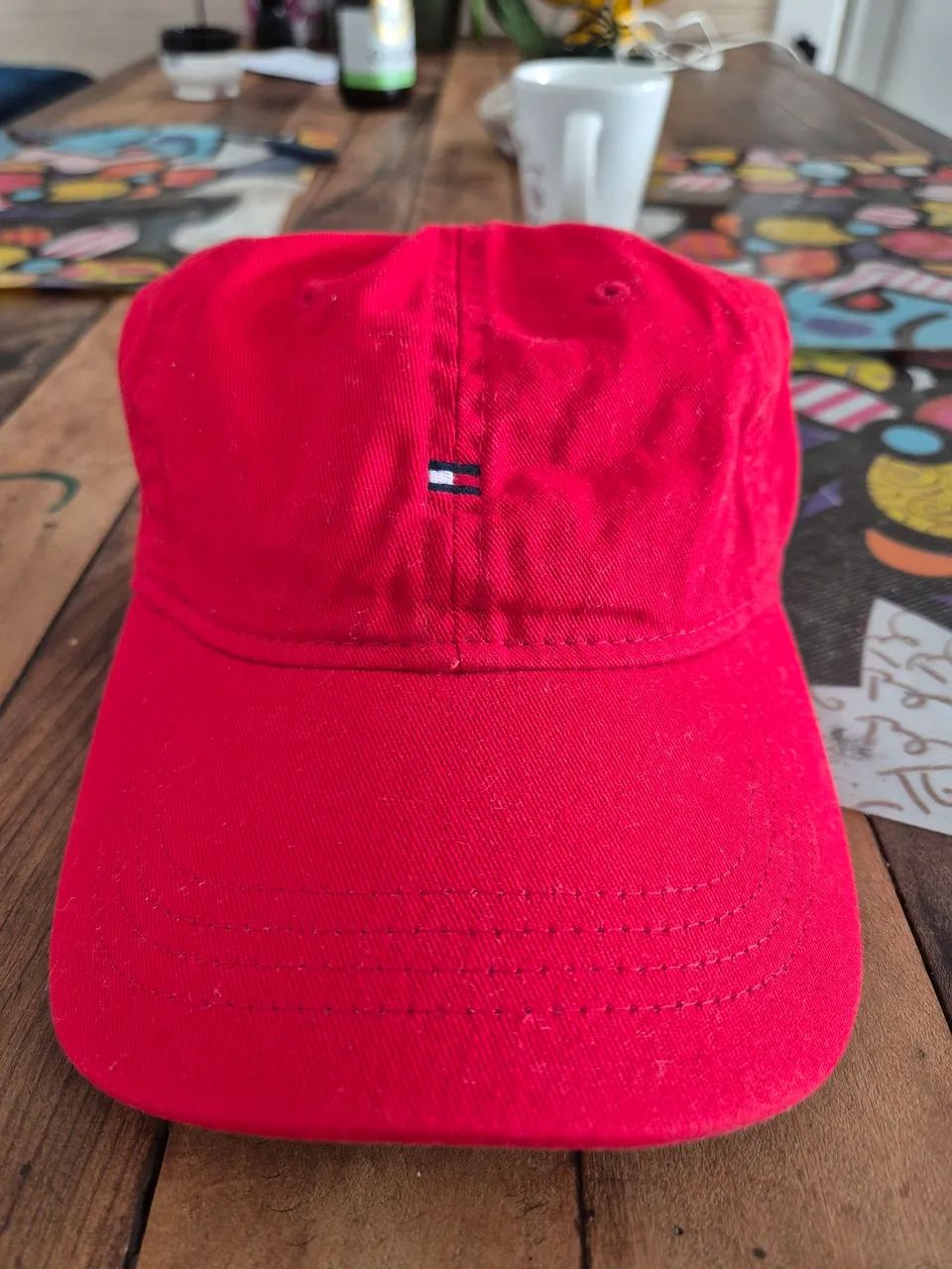 Boné Tommy Hilfiger Clássico Vermelho<br>0 