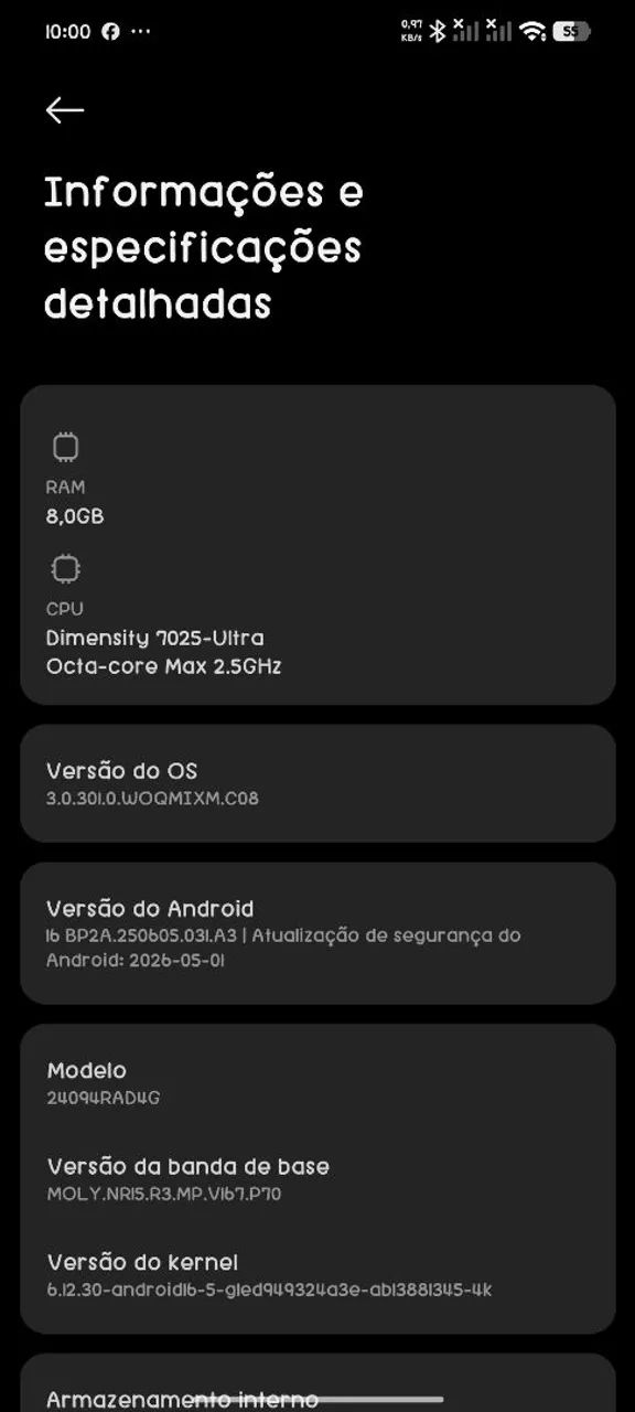Procurando um celular redmi note 14 5g 