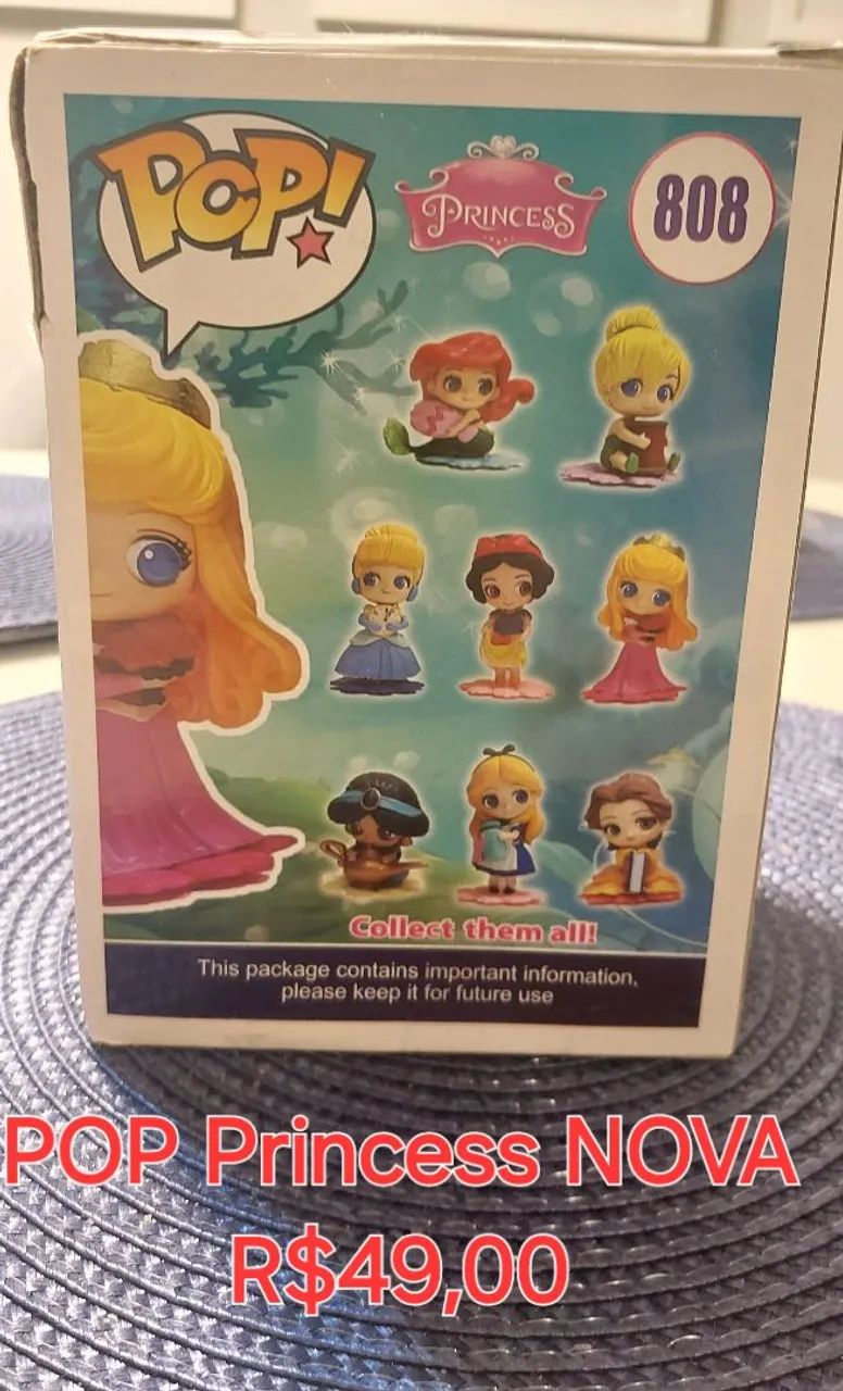 Boneca POP PRINCESS Disney Aurora Colecionáveis  - Foto 2