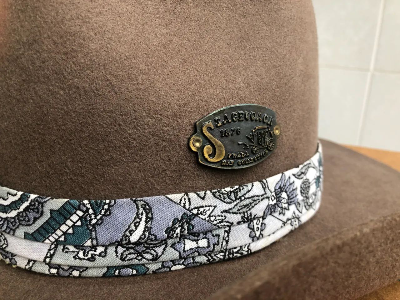 Chapéu Cowboy Prada Lã tipo de exportação - Foto 5