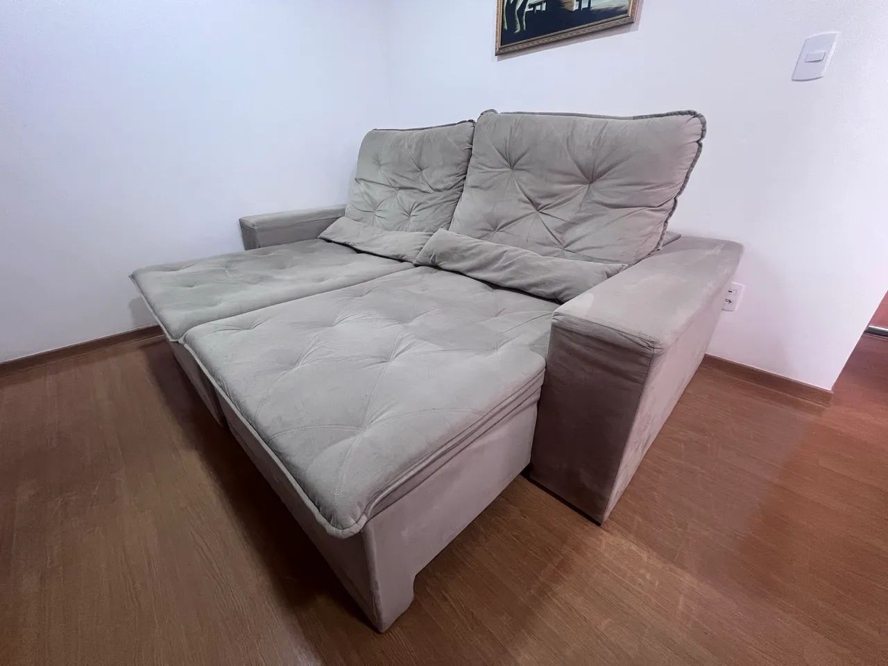 Sofá retrátil luxo 2,30m  - Foto 5