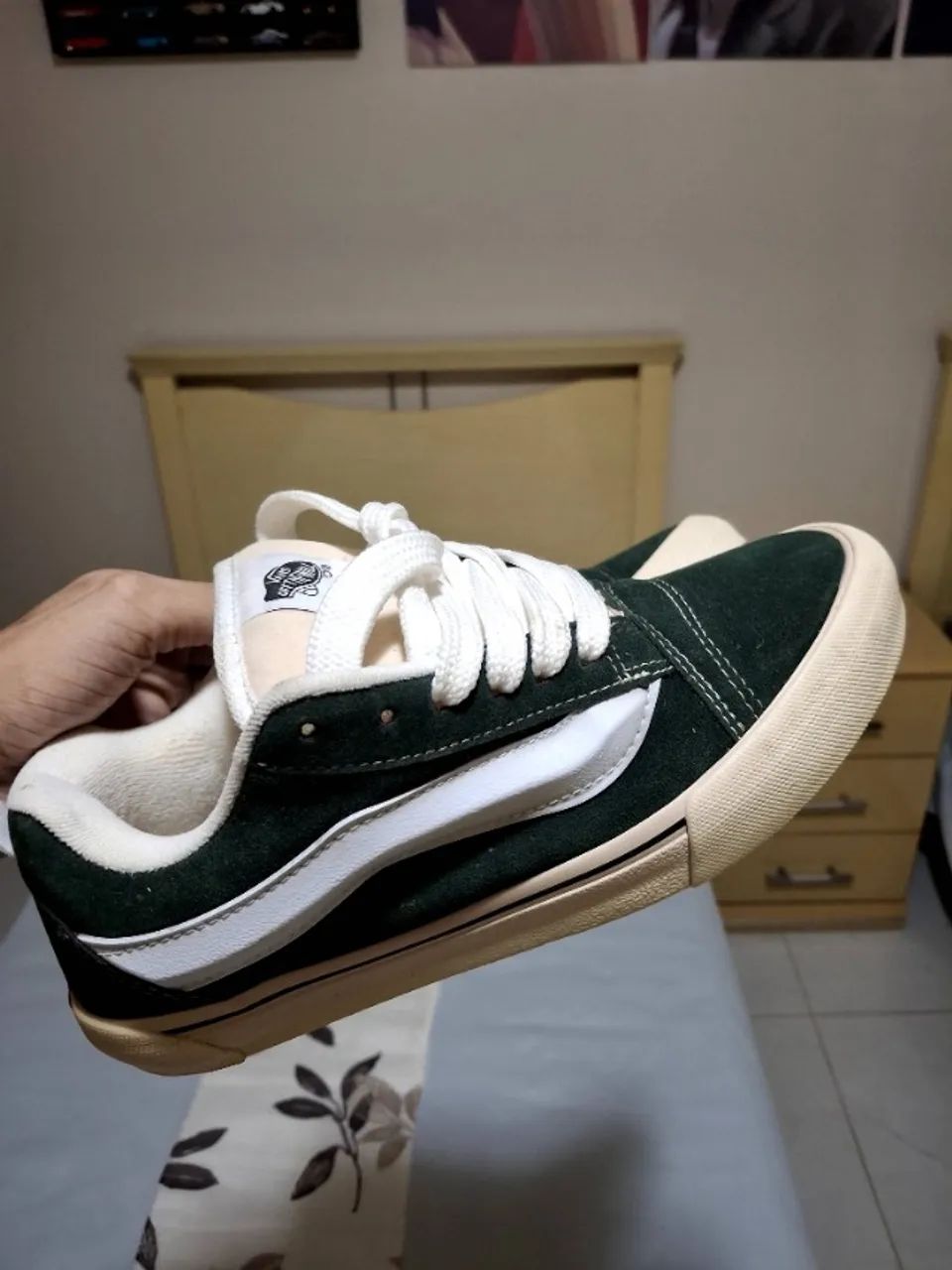 VANS KNU SKOOL VERDE/OFF WHITE 41