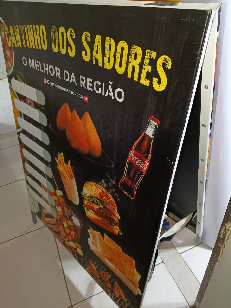 Cavalete pra lanche novo  - Foto 3