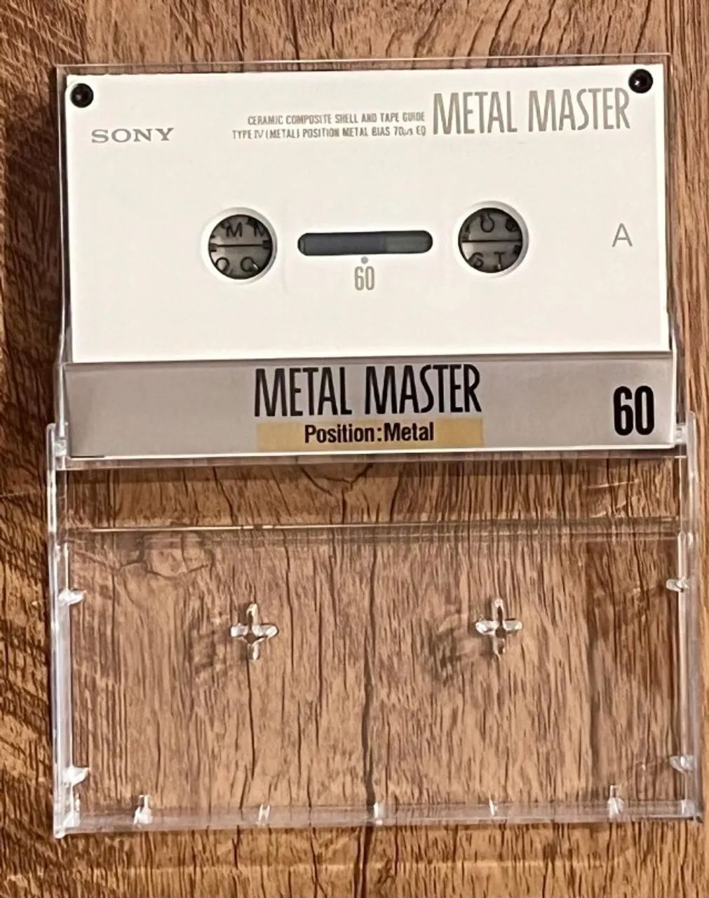 Fita K7 cassete Sony METAL MASTER CERAMIC 60 - NOVA - VIRGEM - CERAMICA - Foto 3