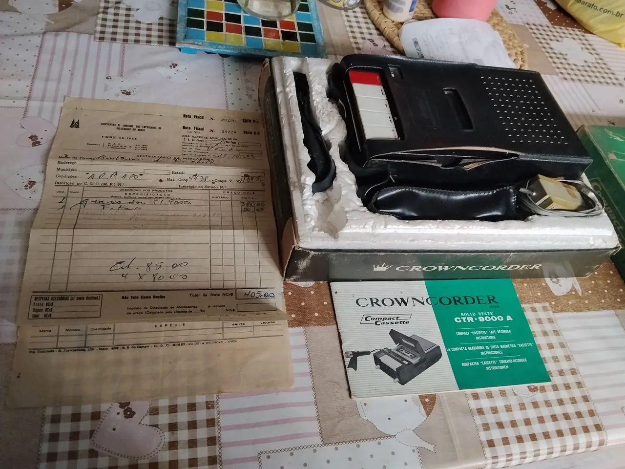 Antigo gravador Crowncorder 