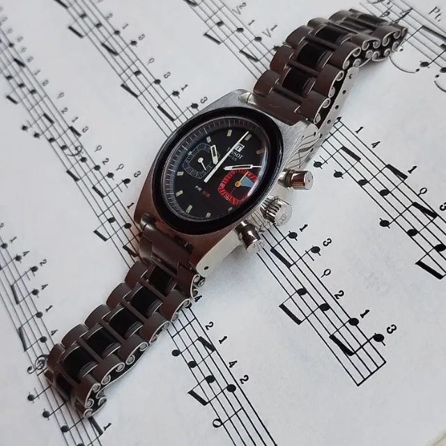 Relógio tissot pr516 cronógrafo lemania  - Foto 3