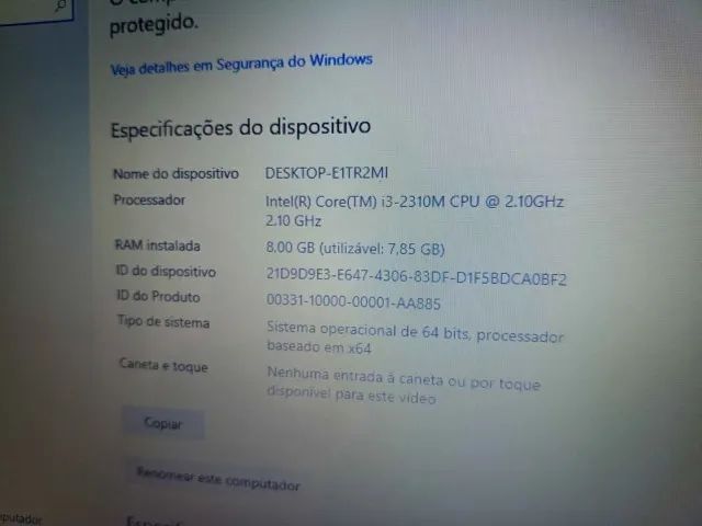 Notebook HP I3 2310M Memória 8GB HD SSD 120GB Tela LED de 14 Polegadas - Foto 5