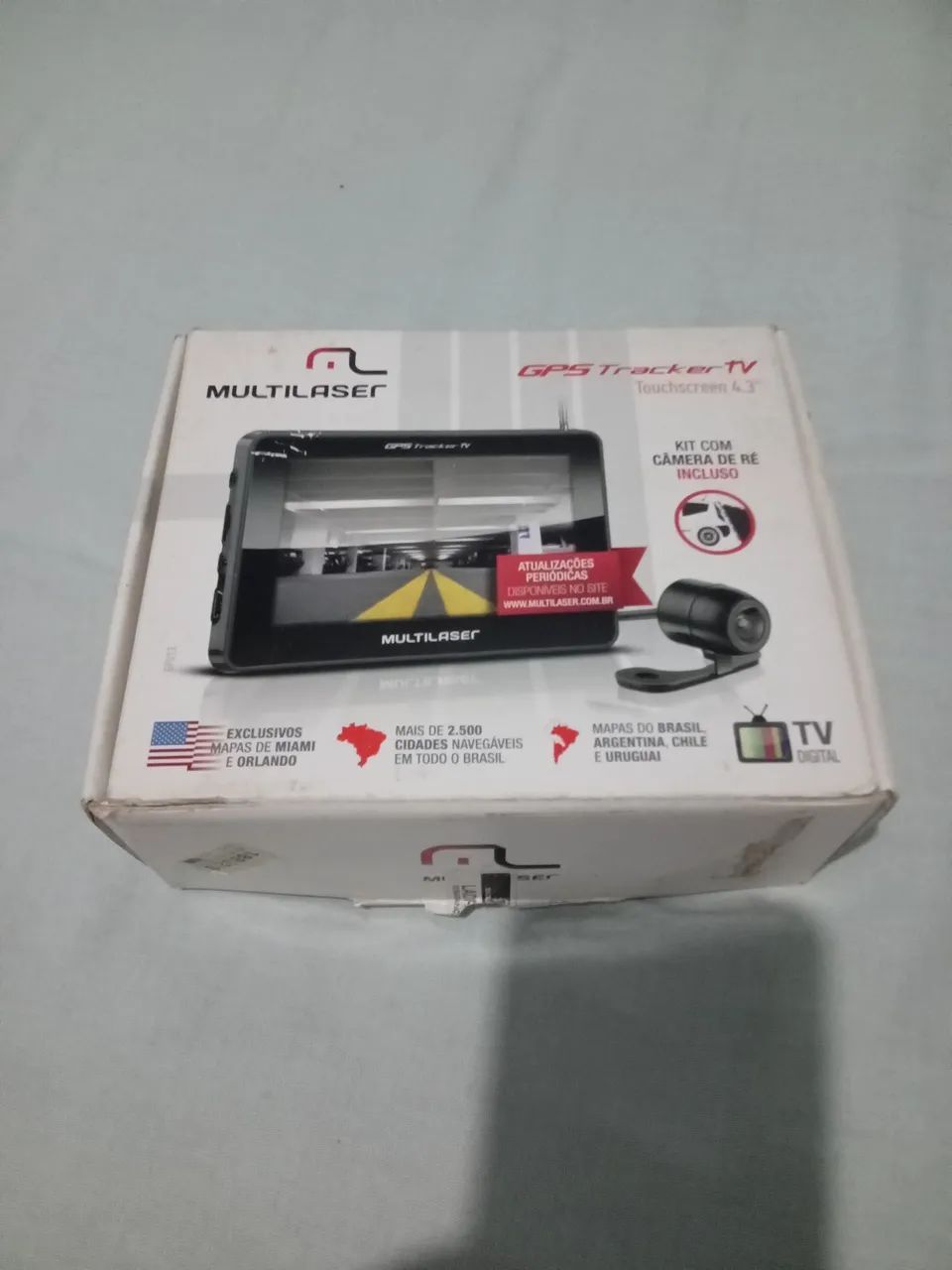 GPS trackball TV Touch-screen 4.3 polegadas