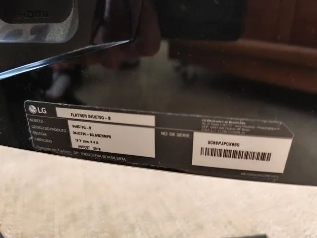 Monitor Gamer, LG, Curvo Widescreen, Full HD, 34