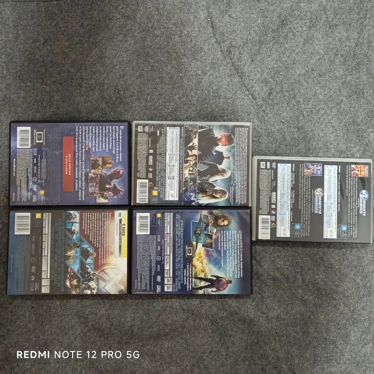 Coleção Dvd Marvel X-Men /vingadores/capitão América/Marvel