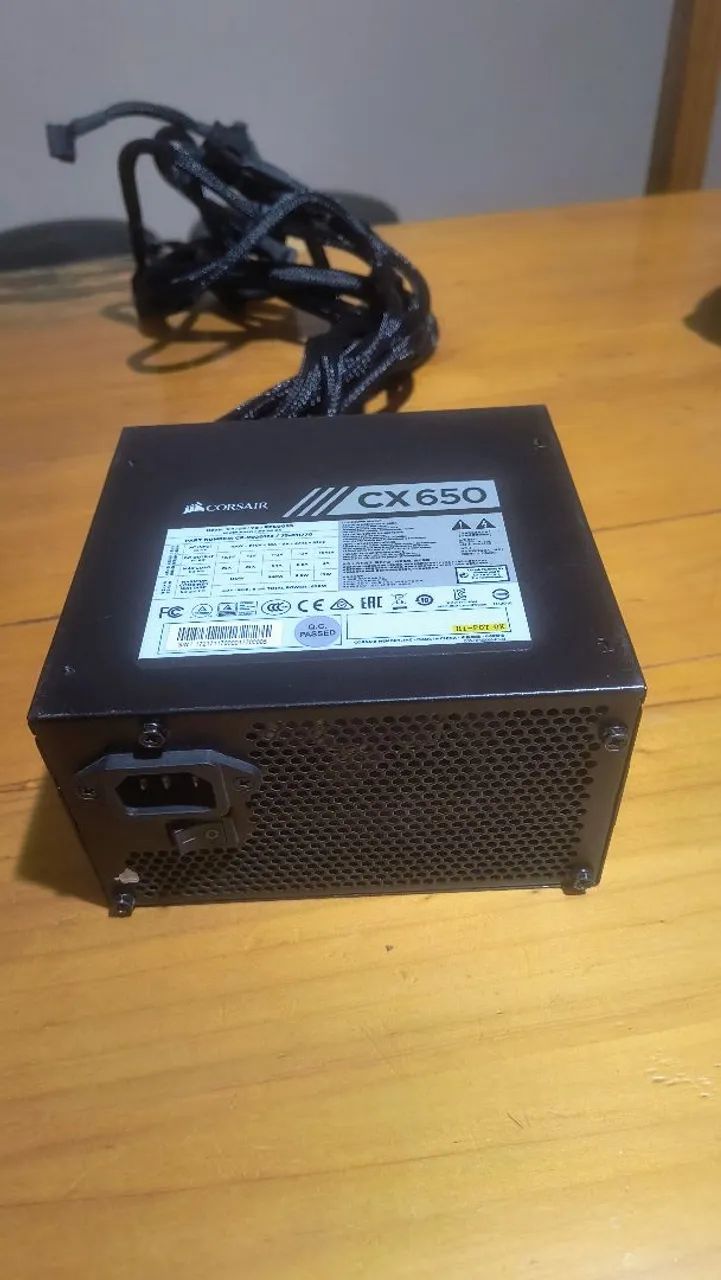 Fonte Corsair cx650 - Foto 2