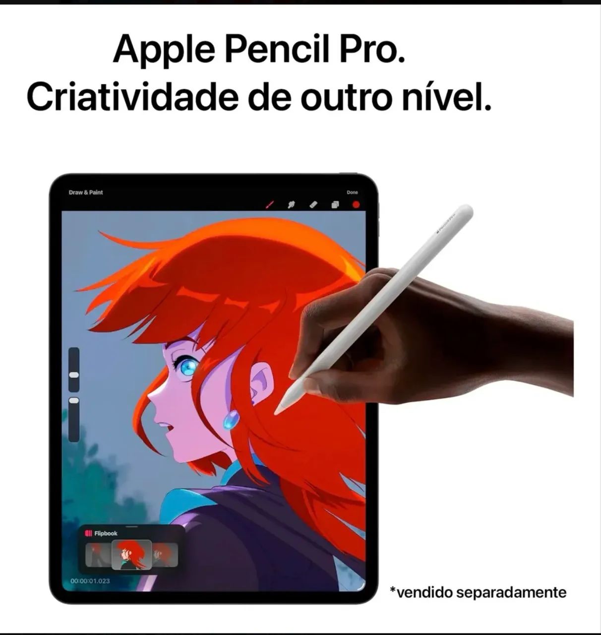 Apple Pen Pro - Pencil Pro - Nova na caixa com NF - Tablets e E