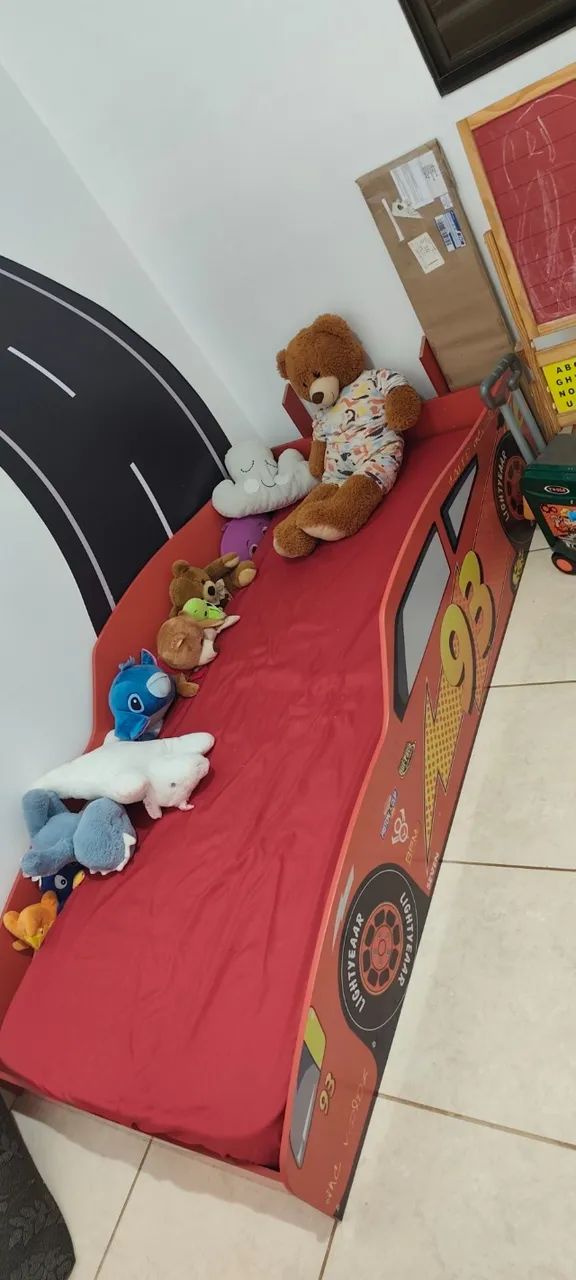Cama solteiro carros