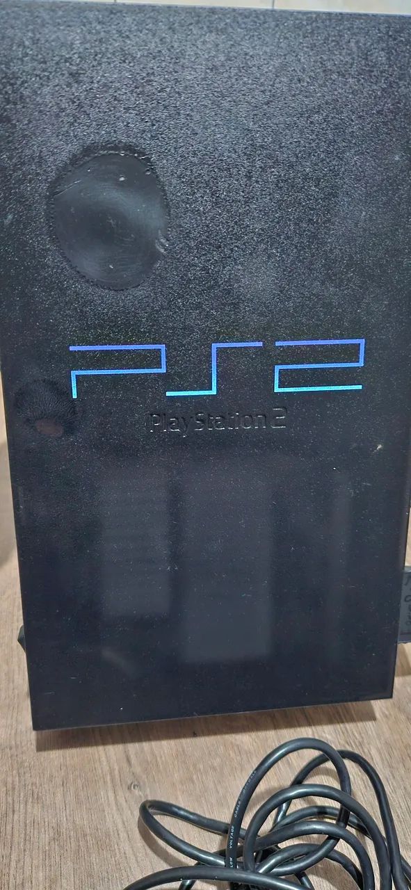 Playstation 2 FAT, Midnight Black, funcionando perfeitamente. Vendo ou troco. Parcelo - Foto 5