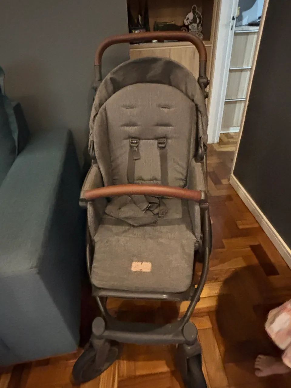 Vendo carrinho de bebê com Moisés Merano - Foto 2