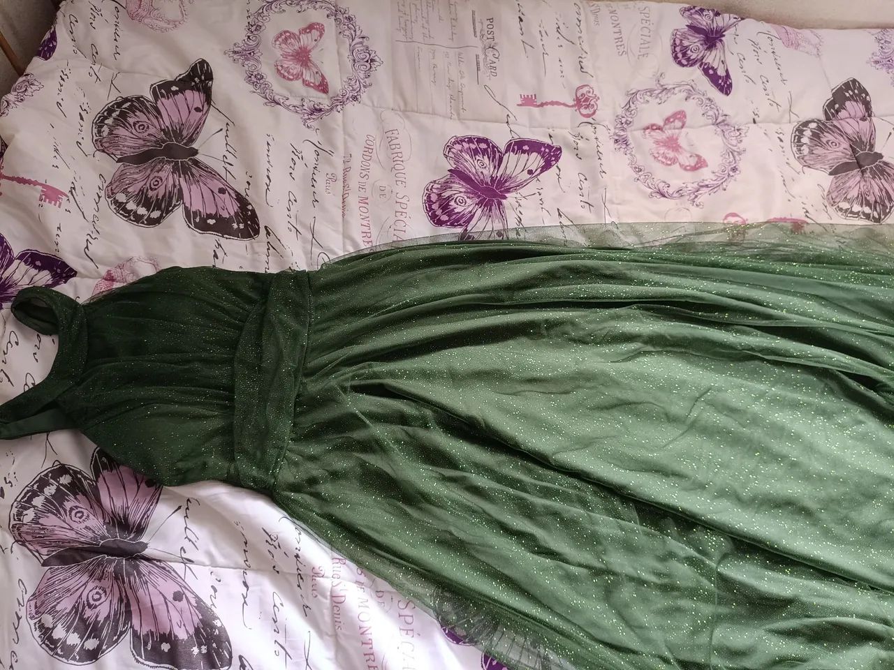 Vestido de festa,verde oliva. - Foto 4
