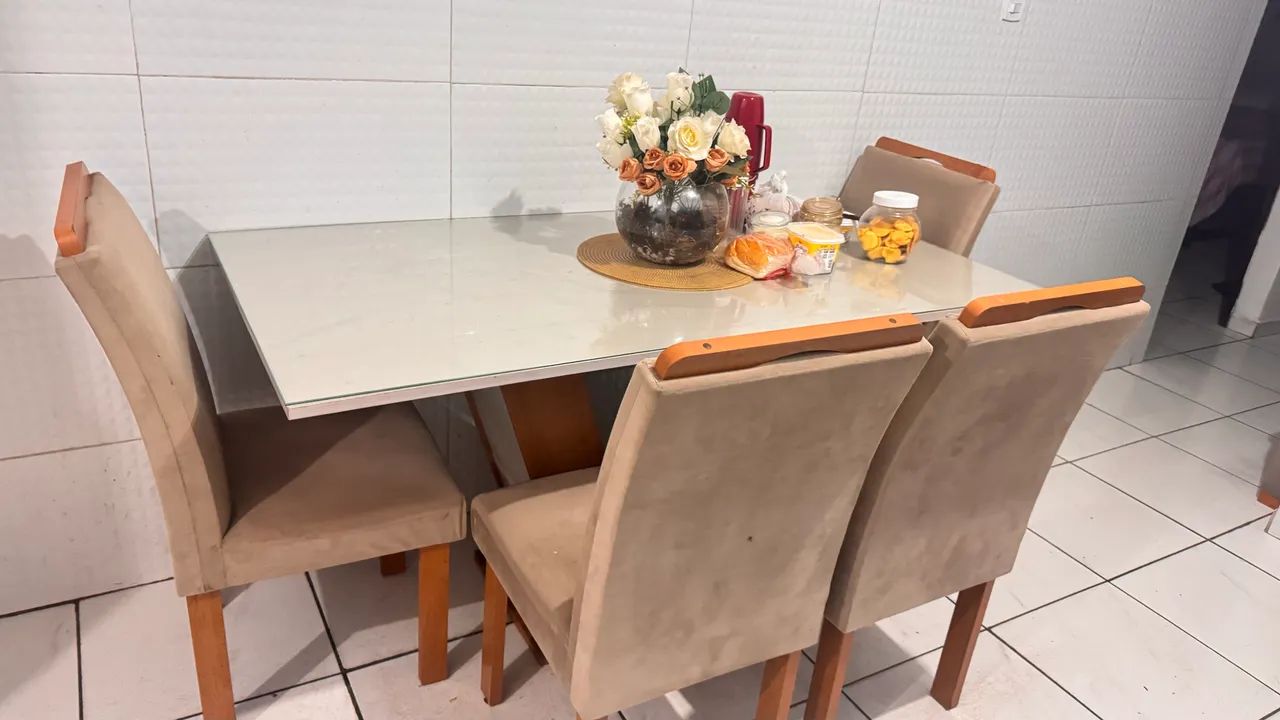 Mesa de jantar de 6 cadeiras  - Foto 4