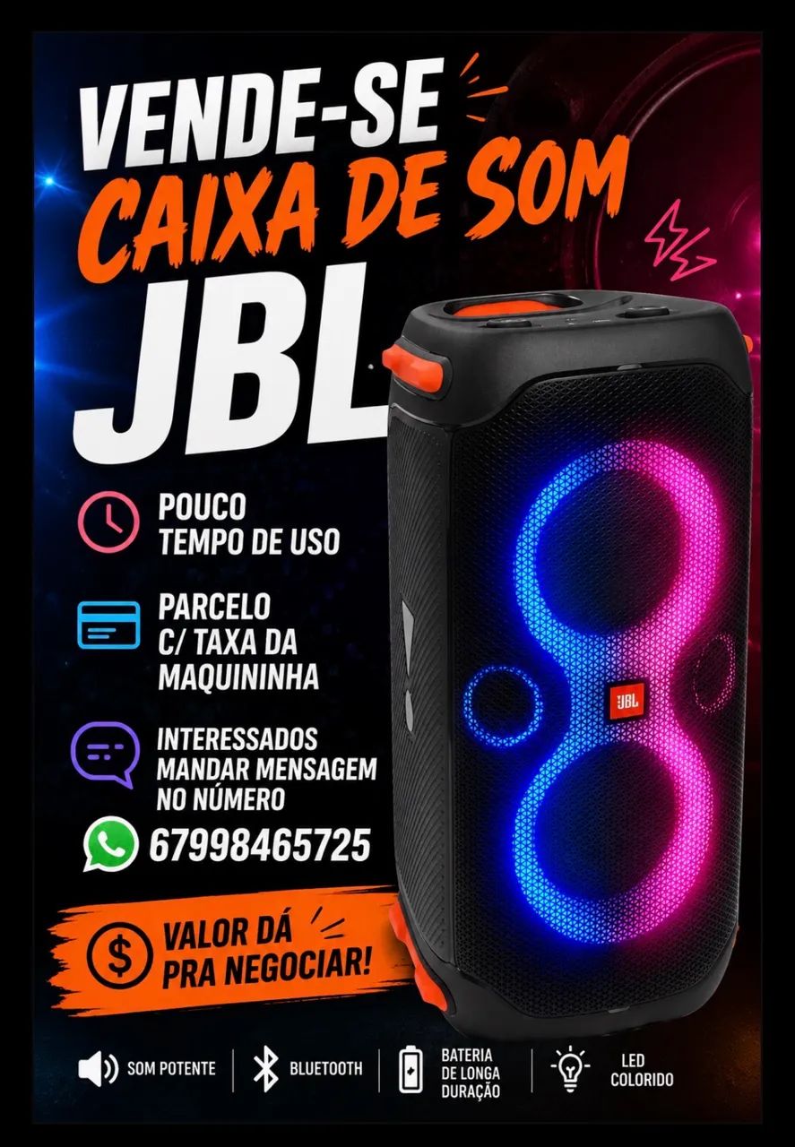 Vende-se caixa de som jbl 