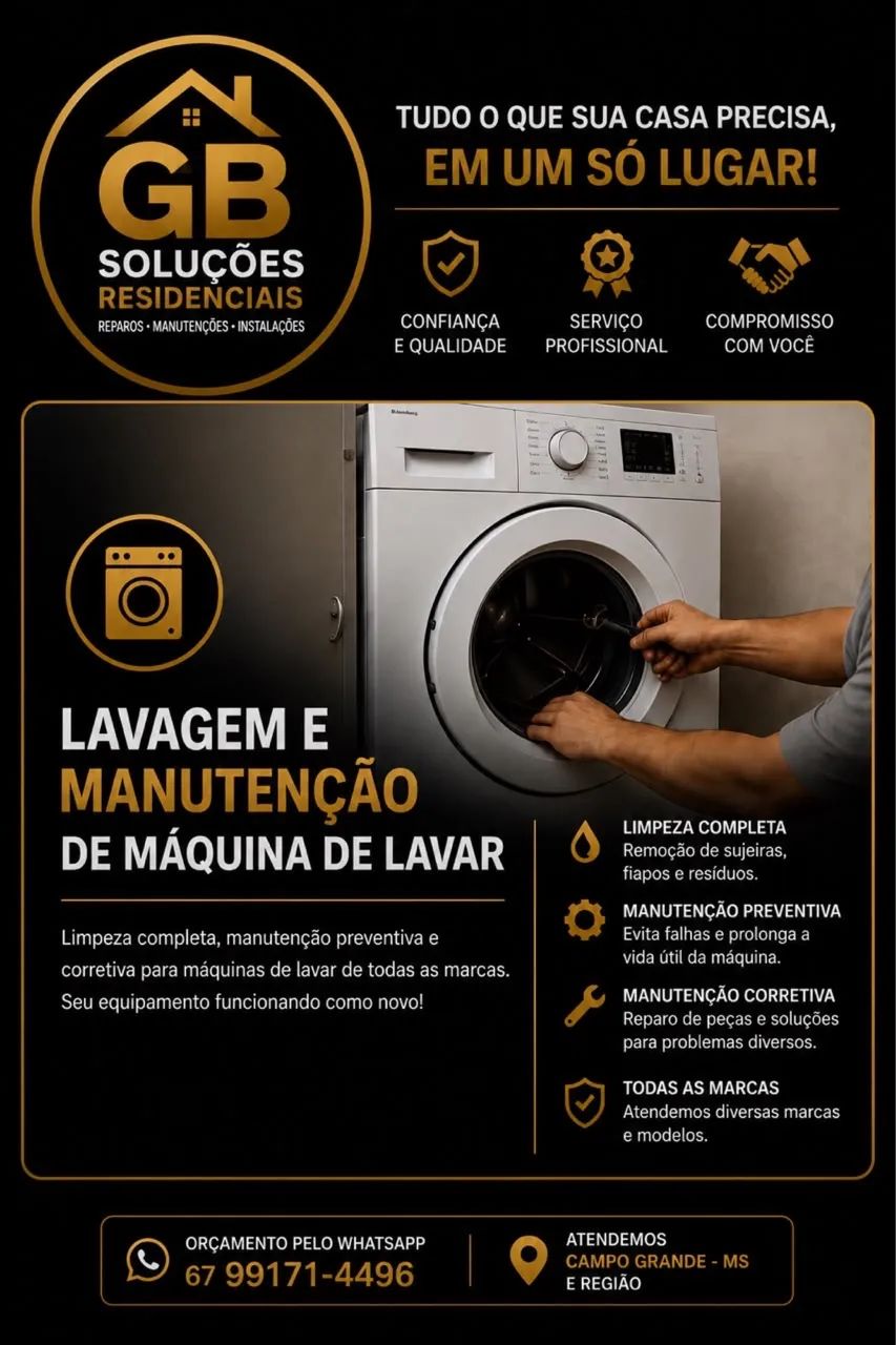 Limpeza de Máquina de Lavar