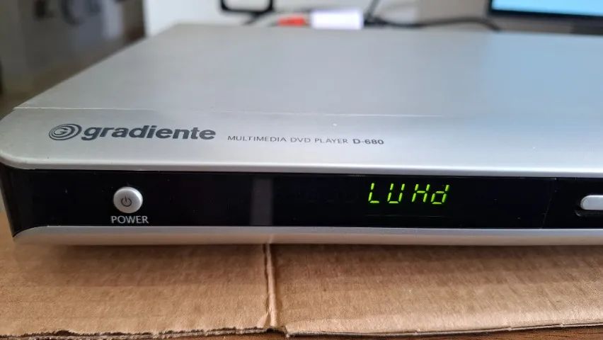 Leitor de DVD (com avaria)