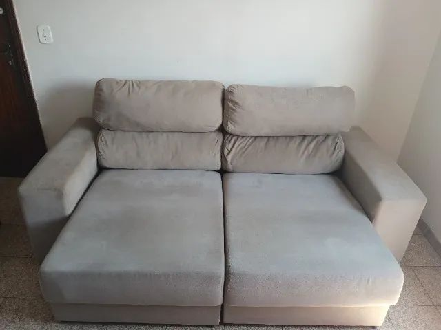 Sofá retrátil e reclinavél 2,50M - Foto 2