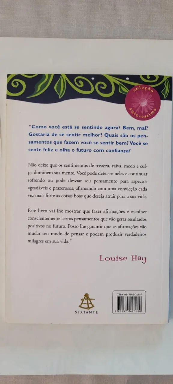 Livro: O poder das afirmações positivas - Louise Hay - Foto 2