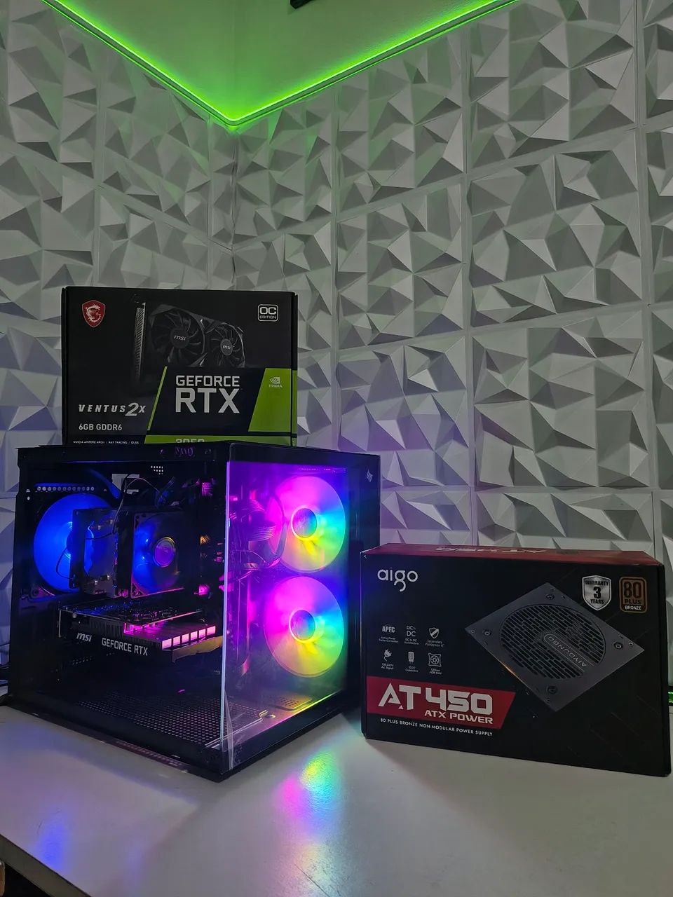 PC GAMER COM I5 E RTX 3050 16GB DE RAM. - Foto 4