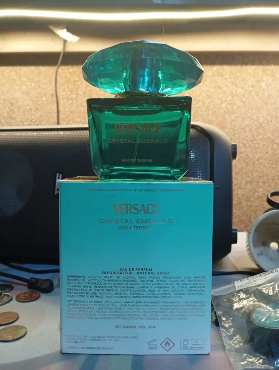 Perfume versace crystal emerald 90ml original  - Foto 2