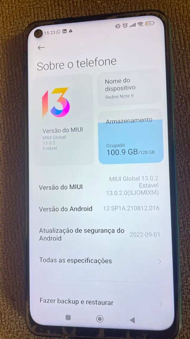 Redmi not 9 - Foto 2