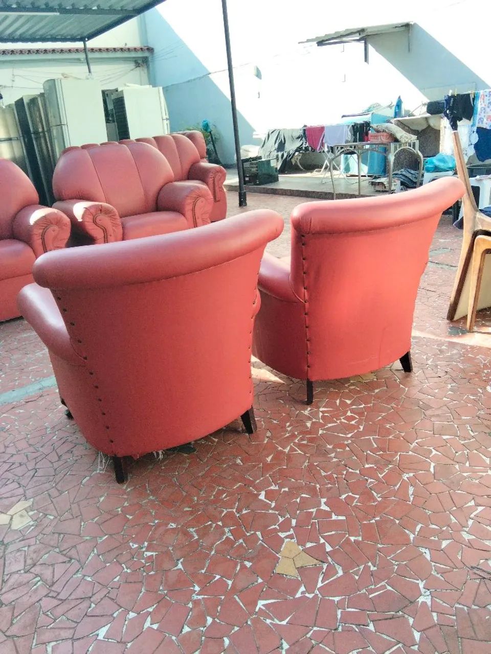 Par de poltronas antigas  - Foto 3